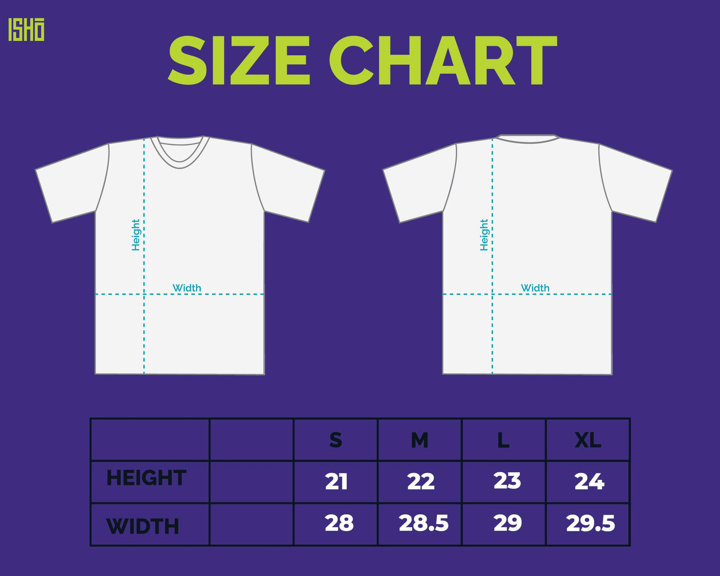 ISHO BLESSED Oversized Tee - Light Blue