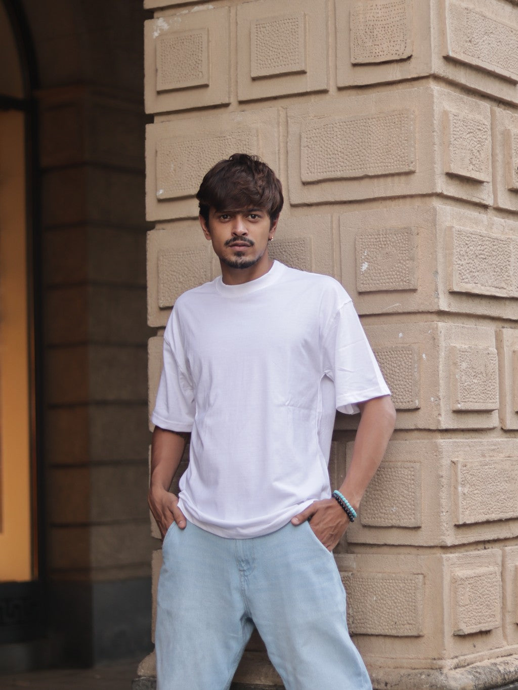 Plain Oversized Tee - White ISHŌ Clothing Co