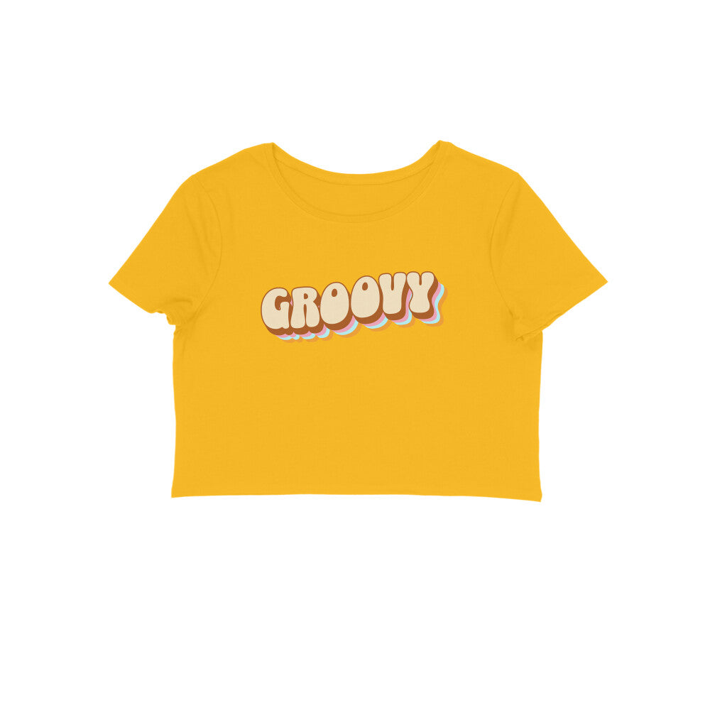 ISHO " Groovy " Crop Top