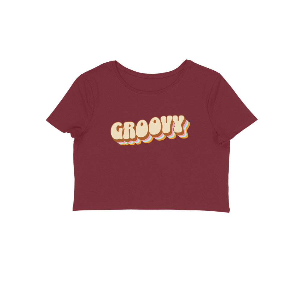 ISHO " Groovy " Crop Top