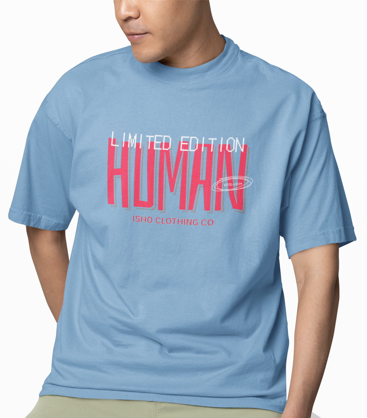 ISHO " LIMITED EDITION HUMAN " Oversized Tshirt