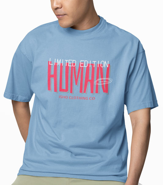 ISHO " LIMITED EDITION HUMAN " Oversized Tshirt