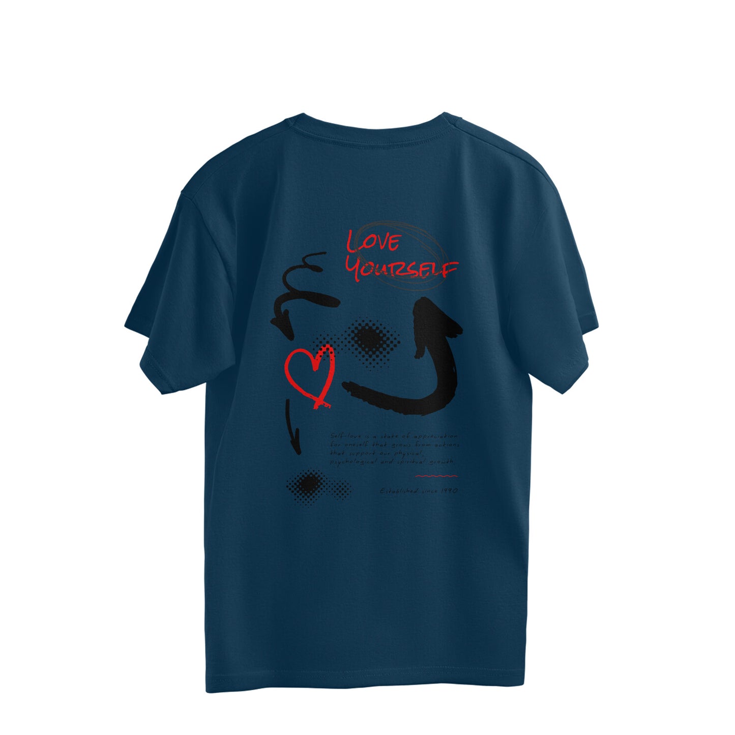ISHO "Love YourSelf" Back Print Oversized Tshirt