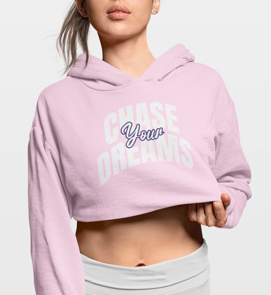 ISHO "Chase Your Dreams" Crop Hoodie