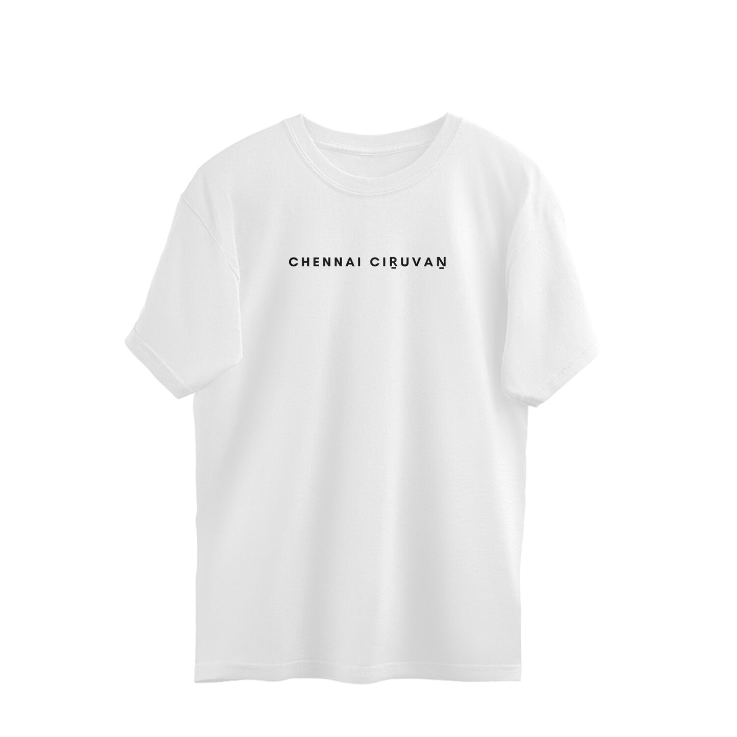 Chennai Ciṟuvaṉ (BOY) Oversized Tshirt