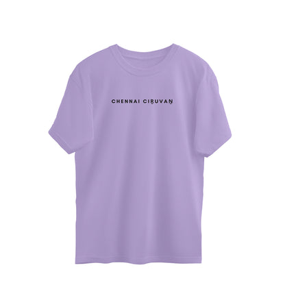 Chennai Ciṟuvaṉ (BOY) Oversized Tshirt