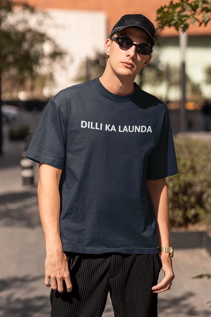 ISHO ' Dilli Ka Launda ' Oversized Tshirt Delhi